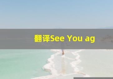 翻译See You ag